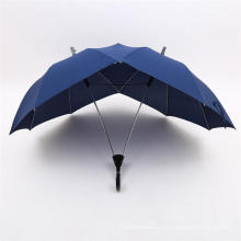 Promotional Double Shaft Twins Lover Couple Umbrella